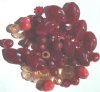 42 grams of Medium Dark Red Acrylic/Lucite Mix